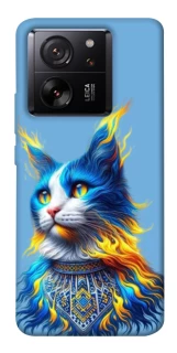 Чохол на Xiaomi 13T Кіт патріот фото 1 з 1