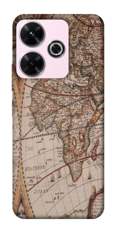 Чохол на Xiaomi Redmi 13 4G Карта подорожей фото 1 з 1