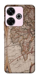 Чехол на Xiaomi Redmi 13 4G Карта путешествий фото 1 из 1