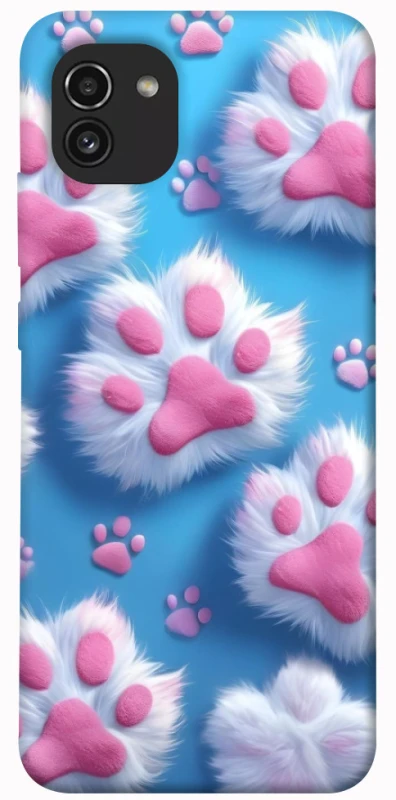 Чохол на Samsung Galaxy A03 Cat paw фото 1 з 1