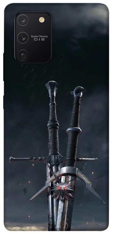 Чехол на Samsung Galaxy S10 Lite Мечи Ведьмака фото 1 из 1