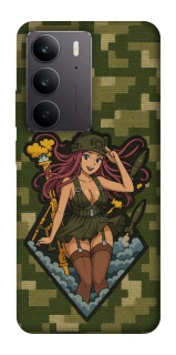 Чехол на Realme C75 Military Waifu фото 1 из 1