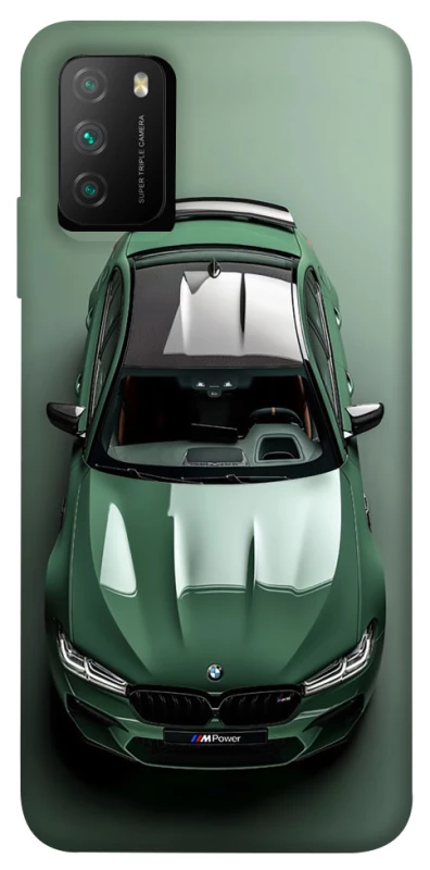 Чехол на Xiaomi Poco M3 BMW green фото 1 из 1