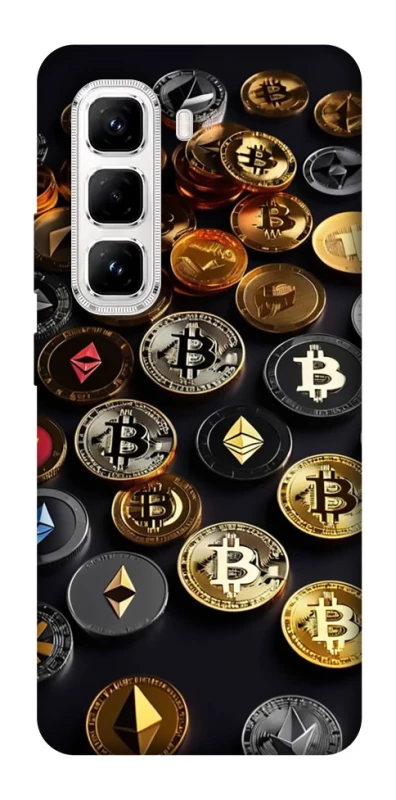 Чехол на Infinix Hot 50 Pro Many coins фото 1 из 1