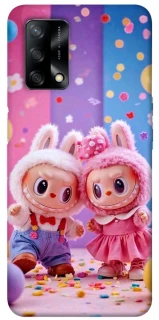 Чехол на Oppo A74 4G Labubu twins ver.3 фото 1 из 1