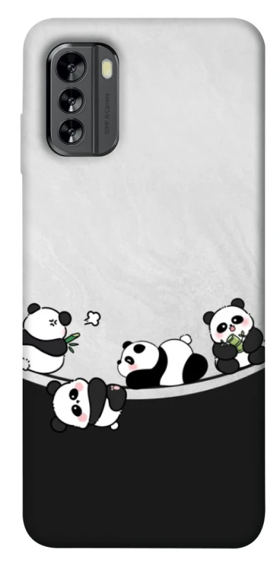 Чохол на Nokia G60 Four pandas фото 1 з 1