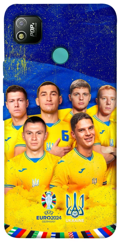 Чехол на TECNO POP 4 Сбоная Украины v2 фото 1 из 1