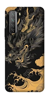 Чохол на Huawei Nova 7 SE gold dragon фото 1 з 1