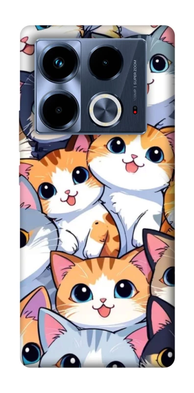 Чохол на Infinix Note 40 4G Cute Cat v2 фото 1 з 1