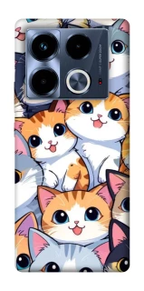 Чохол на Infinix Note 40 4G Cute Cat v2 фото 1 з 1