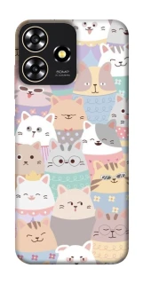 Чохол на ZTE Blade A73 4G Funny Kittens ver.2 фото 1 з 1