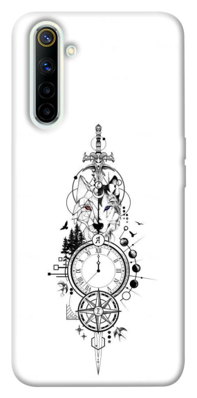 Чехол на Realme 6 Tattoo ver.8 фото 1 из 1