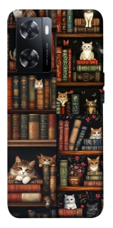 Чехол на OnePlus Nord N20 SE Cats & Books фото 1 из 1