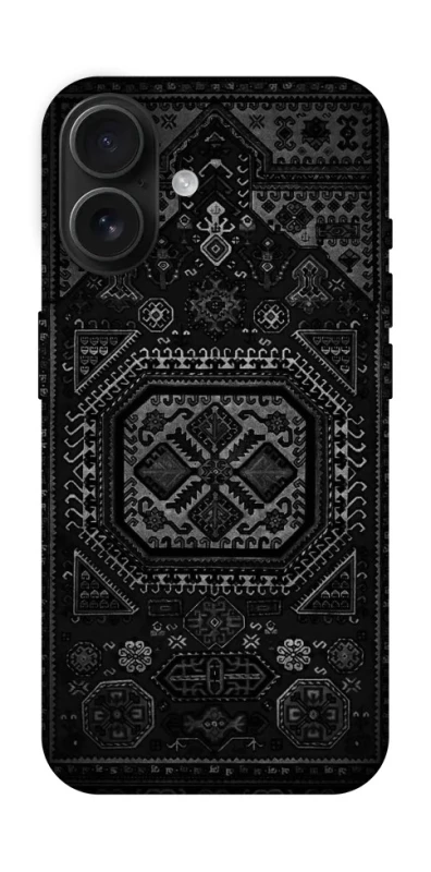 Чехол на Apple iPhone 16 Черный ковер фото 1 из 1