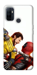 Чехол на Oppo A53 / A32 / A33 Deadpool and Wolverine фото 1 из 1