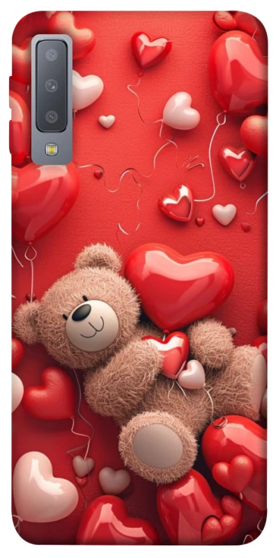 Чохол на Samsung A750 Galaxy A7 (2018) bear in hearts фото 1 з 1