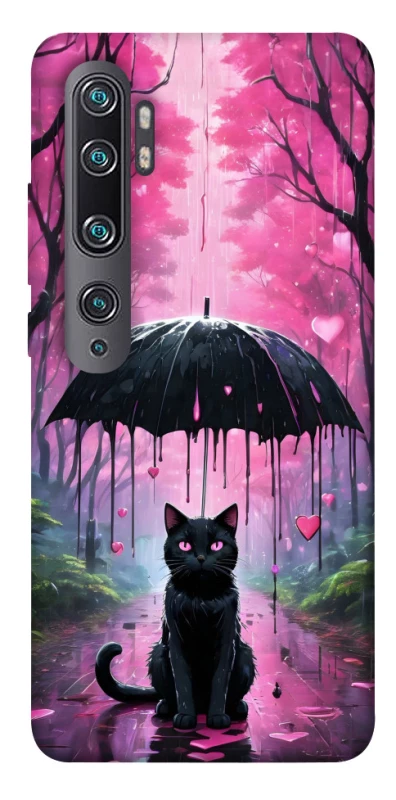 Чохол на Xiaomi Mi Note 10 / Note 10 Pro / Mi CC9 Pro Black cat фото 1 з 1