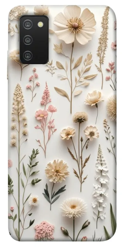 Чехол на Samsung Galaxy A03s Floral design ver.1 фото 1 из 1