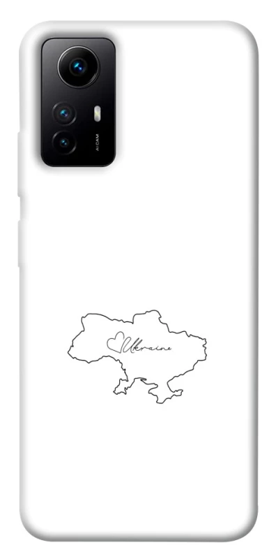 Чехол на Xiaomi Redmi Note 12S Ukraine map фото 1 из 1