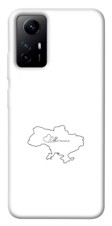 Чохол на Xiaomi Redmi Note 12S Ukraine map фото 1 з 1