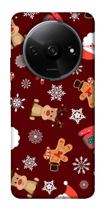 Чехол на Xiaomi Redmi A3 Новогодний v6 фото 1 из 1
