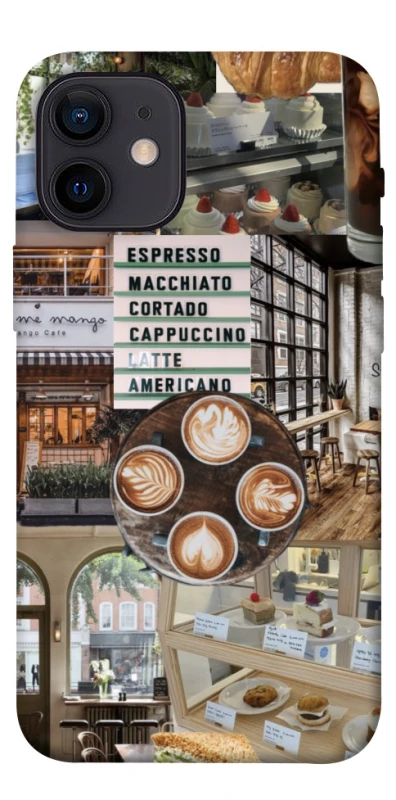 Чехол на Apple iPhone 12 mini (5.4") Coffee collage ver.5 фото 1 из 1