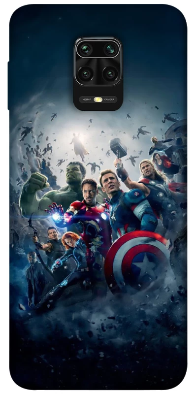 Чехол на Xiaomi Redmi Note 9s / Note 9 Pro / Note 9 Pro Max Marvel heroes фото 1 из 1