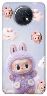 Чехол на Xiaomi Redmi Note 9 5G / Note 9T Labubu & clouds фото 1 из 1