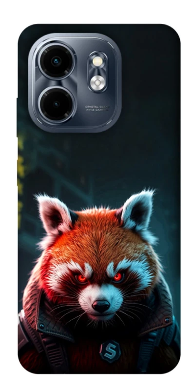 Чохол на Infinix Smart 9 4G / Hot 50i Cyber Red Panda фото 1 з 1