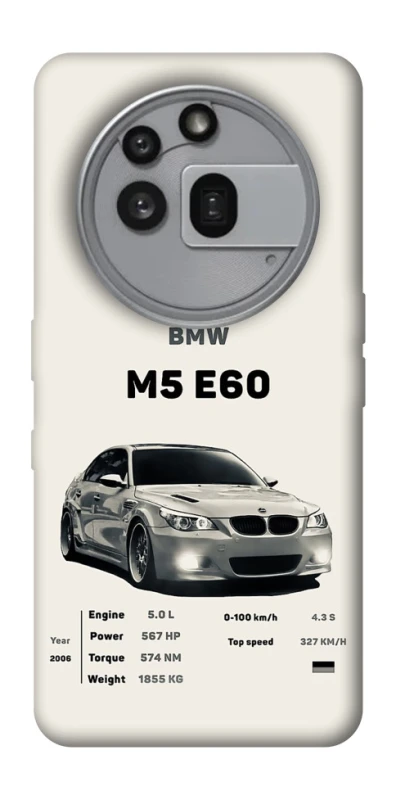 Чехол на Nothing Phone (3a) Pro BMW M5 E60 фото 1 из 1