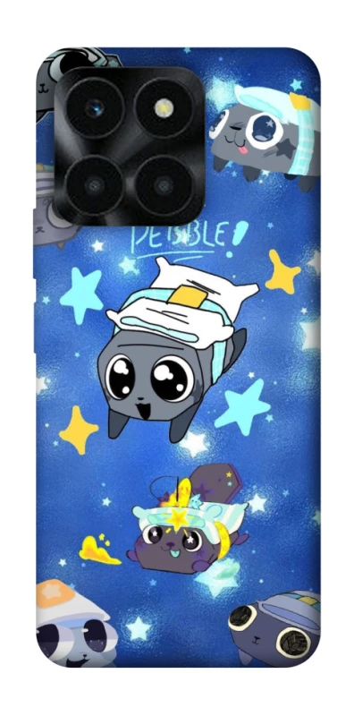 Чохол на Huawei Honor X6a Pebble kitten stars фото 1 з 1