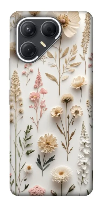 Чехол на TECNO Pova 7 Floral design ver.1 фото 1 из 1
