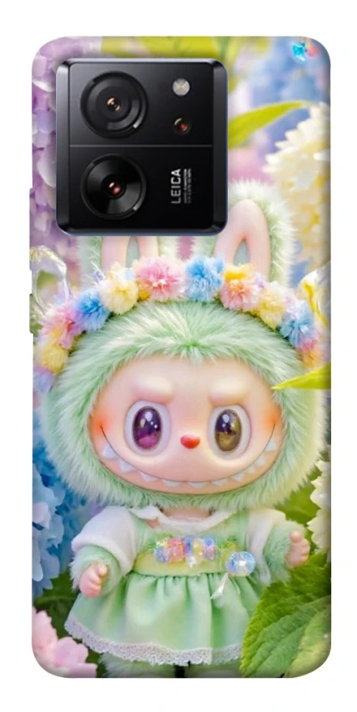 Чохол на Xiaomi 13T Labubu & Flowers ver.2 фото 1 з 1