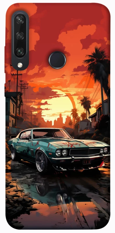 Чохол на Huawei Y6p Car at sunset фото 1 з 1