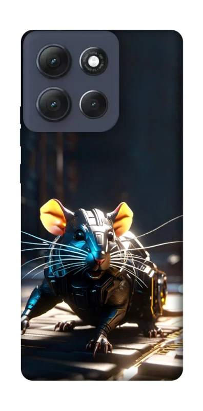 Чохол на Motorola Moto G86 Power Cyber rat фото 1 з 1