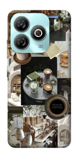 Чохол на ZTE Blade A75 4G Coffee collage ver.4 фото 1 з 1