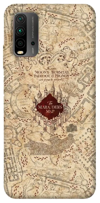 Чехол на Xiaomi Redmi 9T Harry Potter Marauder's Map фото 1 из 1