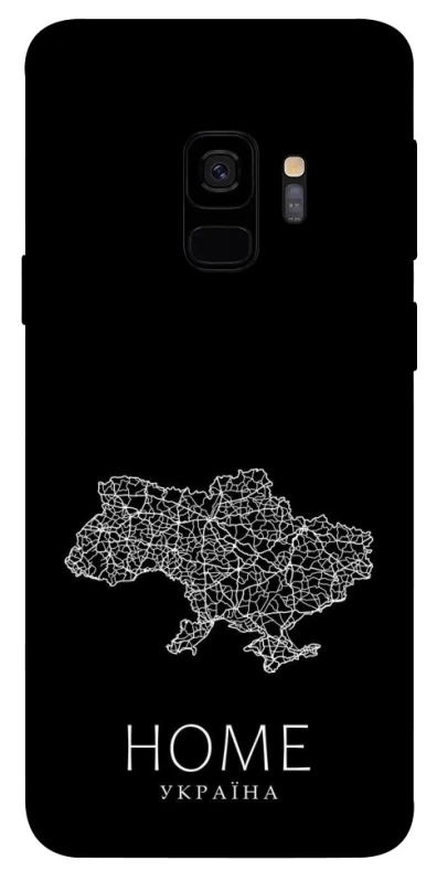 Чехол на Samsung Galaxy S9 Ukraine black map фото 1 из 1