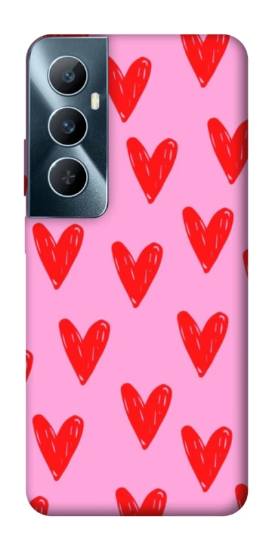 Чохол на Realme C65 4G Red hearts 2 фото 1 з 1
