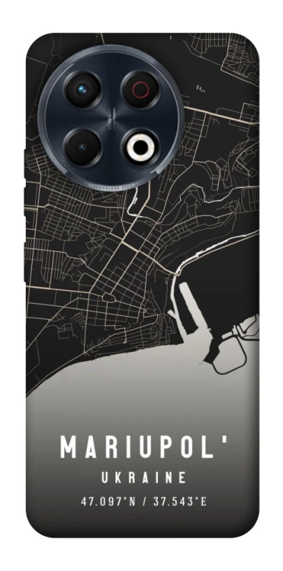 Чехол на TECNO Spark 30 Pro (KL7) Mariupol map фото 1 из 1