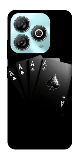 Чохол на ZTE Blade A75 4G Black Cards фото 1 з 1