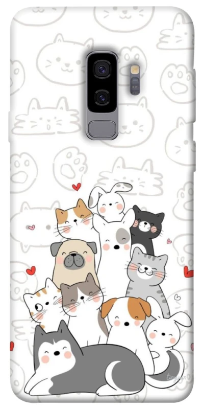 Чехол на Samsung Galaxy S9+ Funny Pets фото 1 из 1