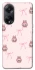 Чохол на Oppo A58 4G Pink bows and Labubus фото 1 з 1