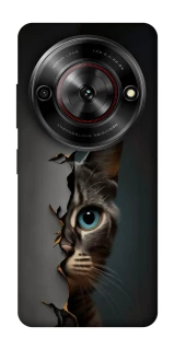Чехол на ZTE Nubia Focus Кот-подглядыватель v2 фото 1 из 1