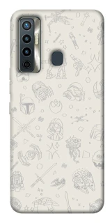 Чохол на TECNO Camon 17 Star Wars background ver.1 фото 1 з 1