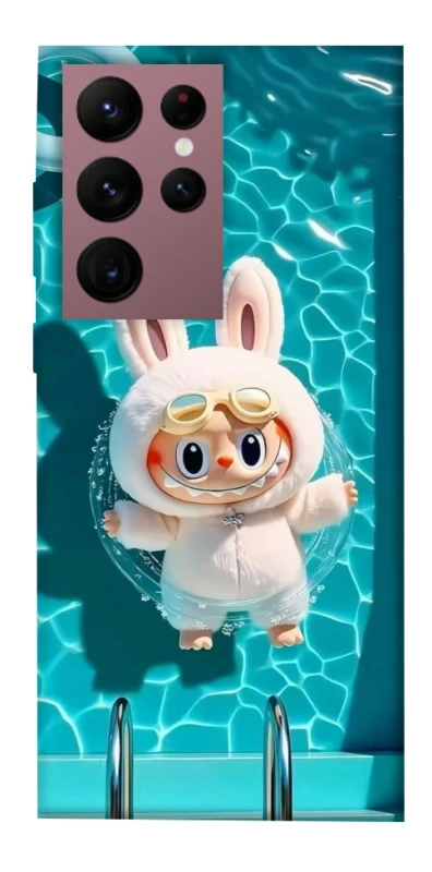 Чохол на Samsung Galaxy S22 Ultra Labubu in the pool ver.2 фото 1 з 1