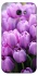Чехол на Samsung A720 Galaxy A7 (2017) Фиолетовые тюльпаны фото 1 из 1