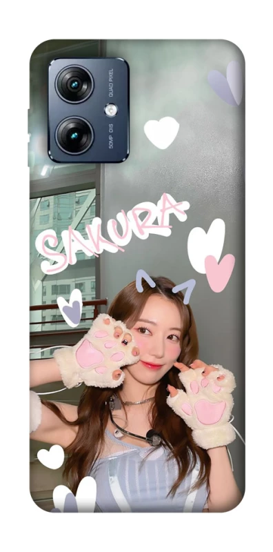 Чохол на Motorola Moto G54 Power Sakura - LE SSERAFIM фото 1 з 1