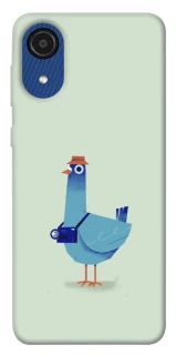 Чохол на Samsung Galaxy A03 Core Голуб-детектив фото 1 Чохол на Samsung Galaxy A03 Core Голуб-детектив фото 1 з 1