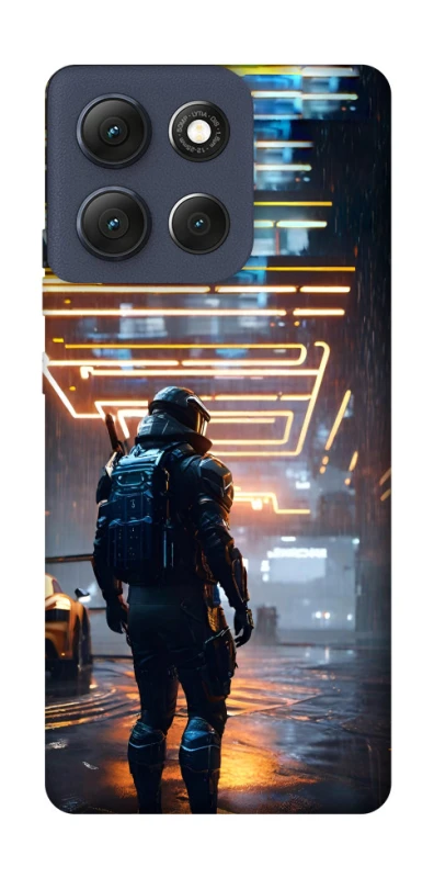 Чехол на Motorola Moto G86 Cyber character фото 1 из 1